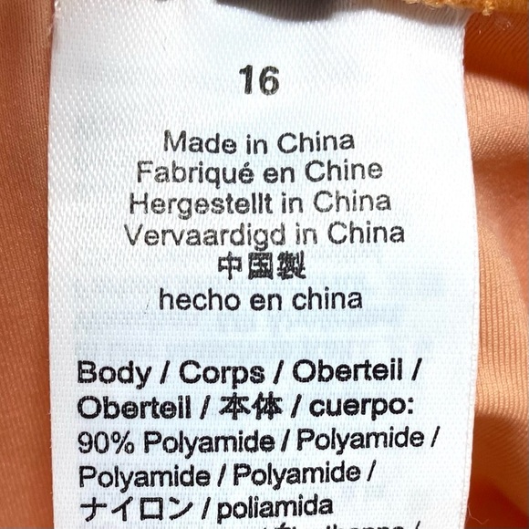 J Crew Clementine Rib Square Neck 1 Piece Swimsuit Modest Lined Removable Pad 16 - Picture 12 of 13